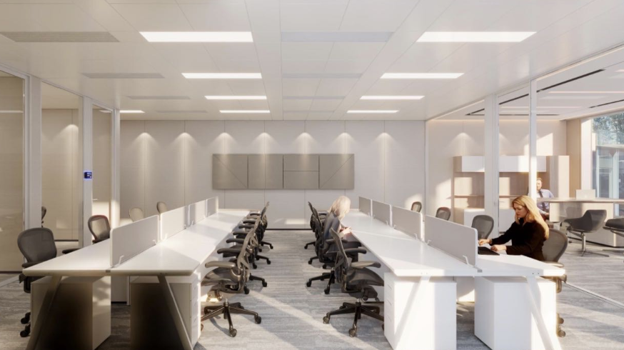 北外滩金茂中心办公室效果图 北外滩金茂中心办公室效果图