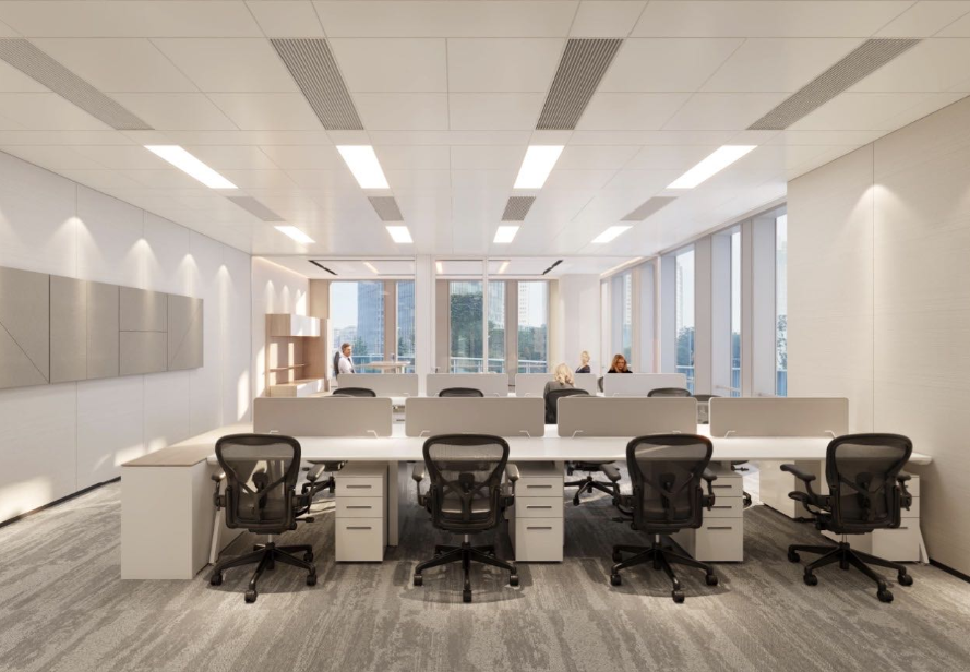 北外滩金茂中心办公室效果图 北外滩金茂中心办公室效果图