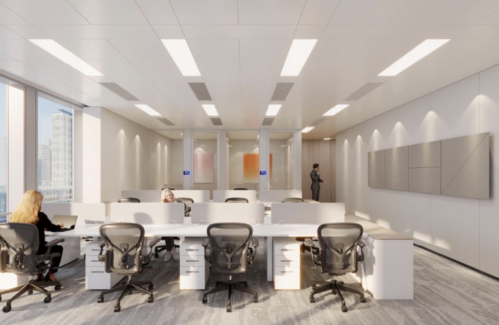 北外滩金茂中心办公室效果图 北外滩金茂中心办公室效果图