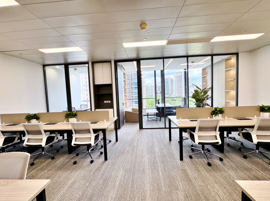 东银中心办公室图