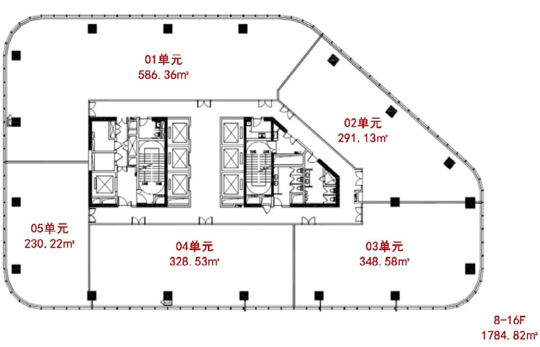 金融街融悦中心户型图